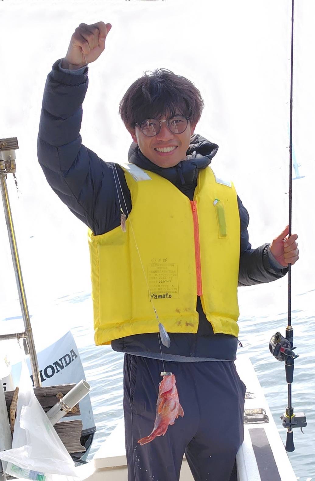 釣りを楽しむARUSE